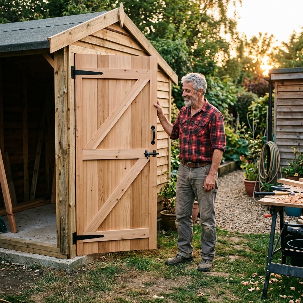 How to Build a Shed Door: Z-Brace Construction That Won't Sag or Warp